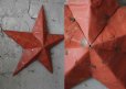 画像3: 【再入荷】U.S.A. TIN BARN STAR (Ｓ) DARK RED ティンバーンスター 星のオーナメント ブリキ エンジ 赤 (3)