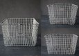 画像2: U.S.A. antique Wire Basket アメリカアンティーク Medart ナンバータグ付き ワイヤーバスケット ワイド型 幅広タイプ 1950-70's  (2)