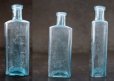 画像2: ENGLAND antique イギリスアンティーク TABLE SPOONS ガラスボトル H12.5cm ガラス瓶 1890-1910's (2)