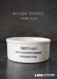 画像1: ENGLAND antique SHIPPAM'S H3.7cm イギリスアンティーク 陶器ジャー ミートポット ミートペーストジャー 1900-20's (1)