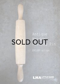 ENGLAND antique Wooden Rolling pin イギリスアンティーク 木製 ローリングピン 1930's