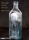 画像1: ENGLAND antique イギリスアンティーク 筆記体ロゴが素敵な【Boots】 ガラスボトル H19.2cm ガラス瓶 1920's (1)