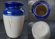 画像3: 【RARE】ENGLAND antique イギリスアンティーク BUTTERCUP CREAM ブルー バターカップ クリーム 陶器ポット H11ｃm 1900's (3)