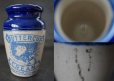 画像4: 【RARE】ENGLAND antique イギリスアンティーク BUTTERCUP CREAM ブルー バターカップ クリーム 陶器ポット H11ｃm 1900's (4)
