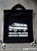 LHA ORIGINAL ナップサック リュック バッグ TRAFFIC VIOLATION RECORDS NY