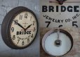 画像3: U.S.A. antique GENERAL ELECTRIC wall clock GE アメリカアンティーク ゼネラル エレクトリック 掛け時計 初期型 ショップロゴ入り ヴィンテージ スクール クロック 37cm 1940's (3)