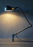 画像2: USA antique アメリカアンティーク インダストリアル デスクランプ 工業系 壁掛け ライト 照明 ヴィンテージランプ 1940－60's (2)