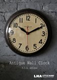 画像1: U.S.A. antique GENERAL ELECTRIC  wall clock GE アメリカアンティーク ゼネラル エレクトリック  掛け時計 ヴィンテージ スクール クロック 38cm 1940-50's (1)