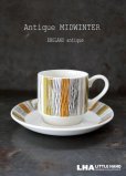 画像1: ENGLAND antique Mid Winter 【Sienna】イギリスアンティーク ミッドウィンター シエナ カップ＆ソーサー C&S 1970-80's ヴィンテージ コーヒーカップ  (1)