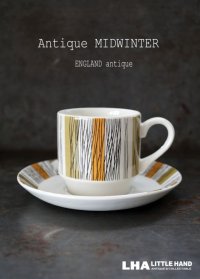ENGLAND antique Mid Winter 【Sienna】イギリスアンティーク ミッドウィンター シエナ カップ＆ソーサー C&S 1970-80's ヴィンテージ コーヒーカップ 