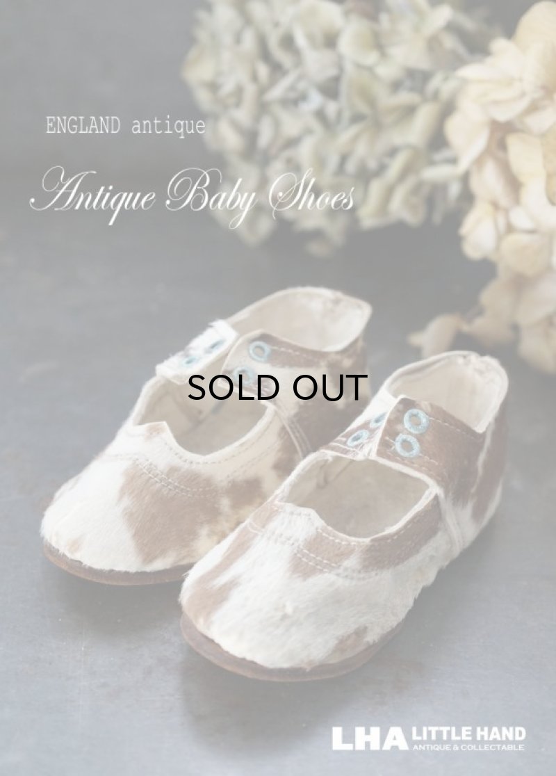 画像2: SALE 【30％OFF】 ENGLAND antique イギリスアンティーク ベビーシューズ チャイルドシューズ 子供靴 1930-50's 