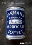 画像1: ENGLAND antique イギリスアンティーク FARRAH'S HARROGATE TOFFEE ティン缶 お菓子缶 ブリキ缶 ヴィンテージ 缶 1950-60's (1)