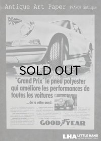 FRANCE antique ART PAPER  フランスアンティーク [Dr. Ing. h.c. F. Porsche AG ]  ポルシェ　ヴィンテージ 広告 ポスター 1960's