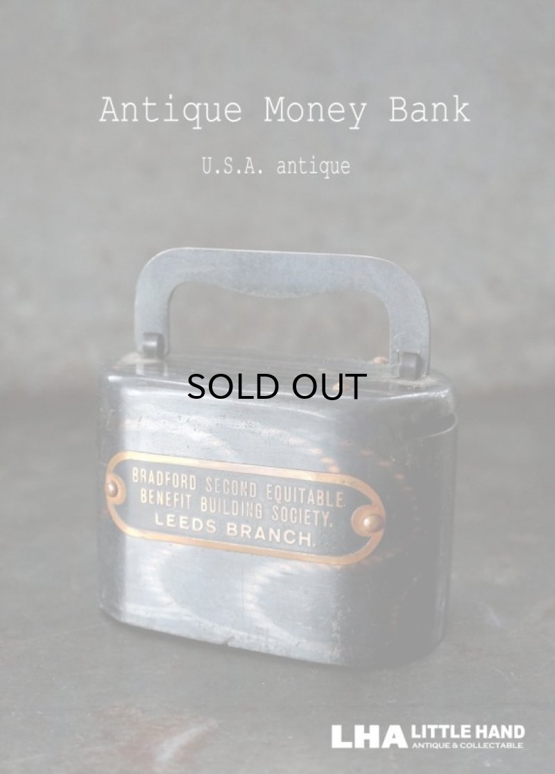 画像1: U.S.A. antique Money Bank アンティーク　アドバタイジング マネーバンク 貯金箱  1900-20's