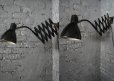 画像3: BELGIUM antique SCISSOR LAMP BLACK ベルギーアンティーク ERPE シザーランプ ヴィンテージ アコーディオンランプ インダストリアル 工業系 1930-50's