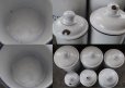 画像8: FRANCE antique フランスアンティーク フレンチ ホーロー キャニスター 缶 6個 SET ホワイト 白ホウロウ 1920-30's (8)