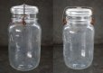 画像2: SALE【30%OFF】USA antique ATLAS アメリカアンティーク アトラス ジャー ワイヤー付き ガラスジャー (M) ヴィンテージ メイソンジャー 保存瓶 1920－50's (2)