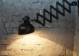 画像3: GERMANY antique SCISSOR LAMP BLACK ドイツアンティーク シザーランプ アコーディオンランプ インダストリアル 工業系 1930-50's