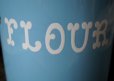 画像6: 【RARE】ENGLAND antique イギリスアンティーク ホーロー 花文字・ドーム蓋・リベット フラワー缶 FLOUR 1920-30's (6)