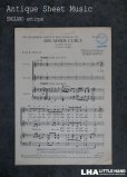 画像1: ENGLAND antique Sheet Music イギリスアンティーク 楽譜　譜面 ヴィンテージ 1930-60's (1)