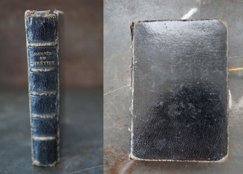 画像2: FRANCE antique フランス アンティーク ブック book とても小さな 聖書 古書 洋書 本 1900-30's
