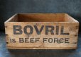 画像4: 【RARE】ENGLAND antique イギリスアンティーク BOVRIL BOX ボブリル 木製 ウッドボックス 1910-30's   (4)