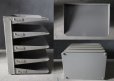 画像4: USA antique アメリカアンティーク メタル製 ファイルラック 5段 書類ラック ヴィンテージ ファイルスタンド ファイルトレイ デスクラック オフィス 工業系 1960-70's (4)
