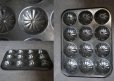 画像3: ENGLAND antique イギリスアンティーク ベーキングティンモールド 12穴  焼き型 菓子型 マフィン 1930-50’ｓ (3)