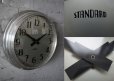 画像3: U.S.A. antique STANDARD wall clock アメリカアンティーク スタンダード 掛け時計 スクール ヴィンテージ クロック 37cm 1950's (3)