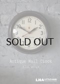 U.S.A. antique GENERAL ELECTRIC ×Telechron wall clock GE アメリカアンティーク ゼネラル エレクトリック ×テレクロン 掛け時計 スクール ヴィンテージ クロック 27.5cm 1950's
