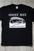画像1: GHOST MICE / WAKE UP AND FIGHT !   Tシャツ （ブラック） (1)