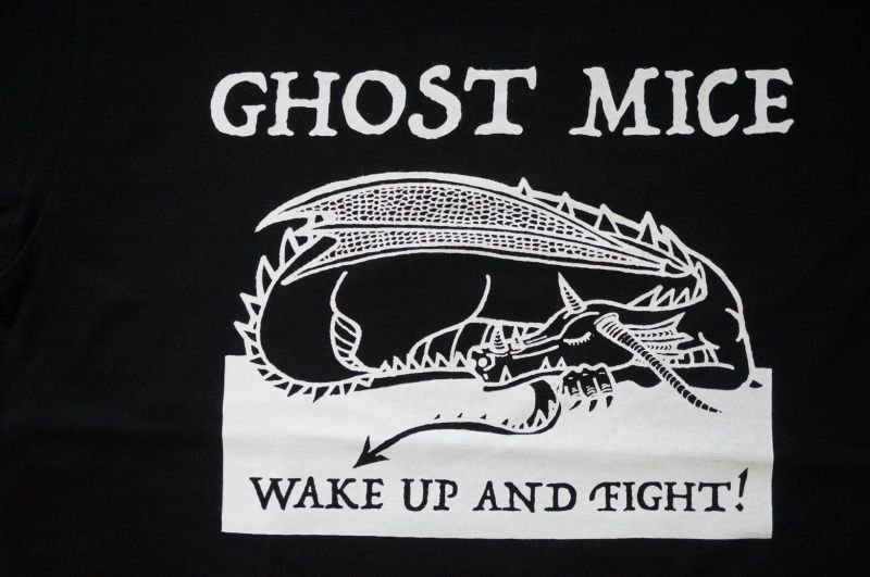 画像2: GHOST MICE / WAKE UP AND FIGHT !   Tシャツ （ブラック）