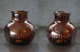 画像2: 【RARE】ENGLAND antique イギリスアンティーク BOVRIL 16oz ボブリル H10.5ｃｍガラスボトル アンバーガラスボトル 瓶 1920-30's (2)