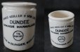 画像2: 【RARE】 ENGRAND antique イギリスアンティーク 【H57mm】ミニ DUNDEE マーマレードジャー 陶器ポット 1900's  (2)