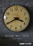 画像1: U.S.A. antique SIMPLEX シンプレックス社製 wall clock アンティーク 掛け時計 ヴィンテージ スクール クロック 36cm インダストリアル 1960's (1)