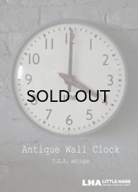 U.S.A. antique IBM wall clock アンティーク 掛け時計 ヴィンテージ スクール クロック 36cm インダストリアル 1950-60's