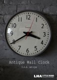 画像1: U.S.A. antique SIMPLEX シンプレックス社製 wall clock アンティーク 掛け時計 ヴィンテージ スクール クロック 36cm インダストリアル 1960's (1)