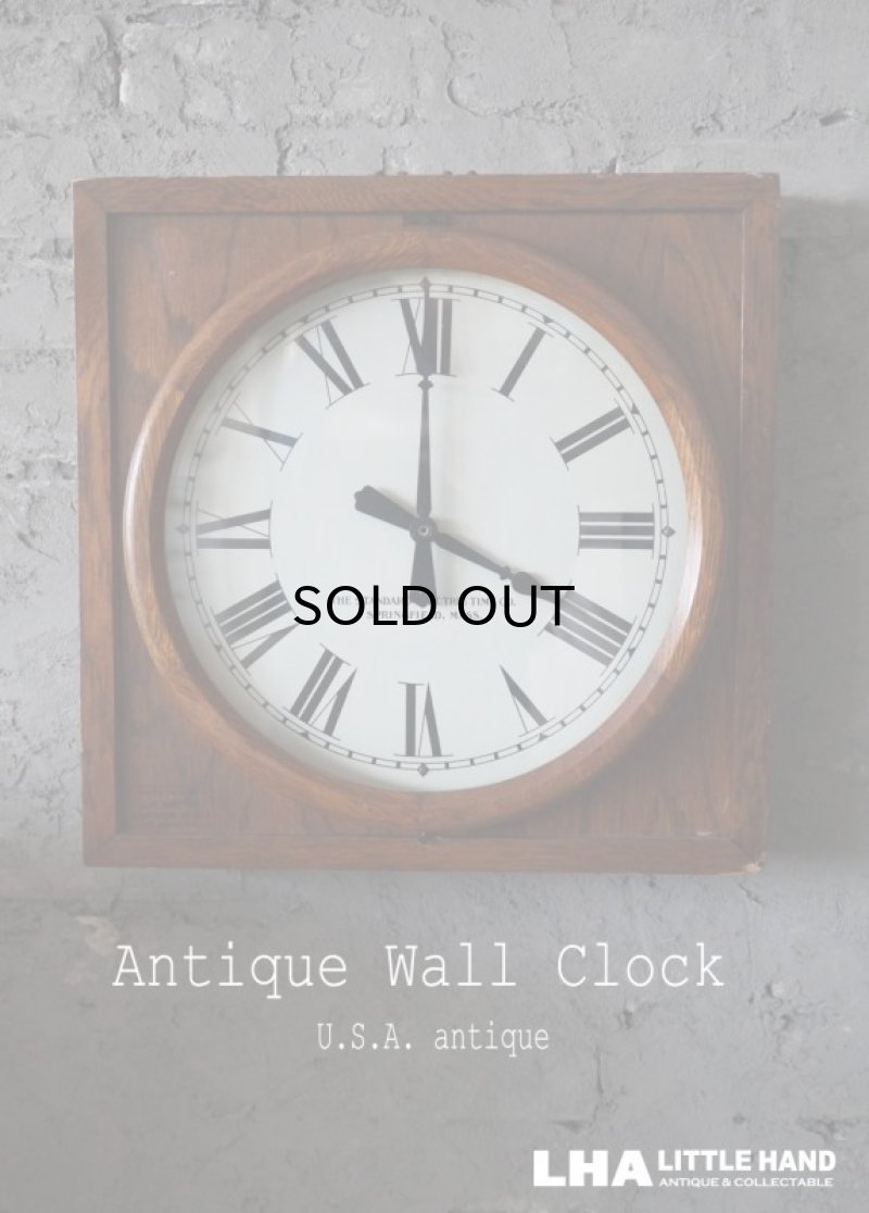 画像1: U.S.A. antiqueThe Standard Electric time co. wall clock アメリカアンティーク 掛け時計 スクール ヴィンテージ クロック 40cm 1920-30's