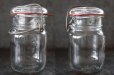 画像3: USA antique アメリカアンティーク BALL ジャー ワイヤー付き ガラスジャー (S) ヴィンテージ メイソンジャー 保存瓶 1933－60's (3)
