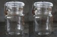 画像3: USA antique アメリカアンティーク BALL ジャー ワイヤー付き ガラスジャー (S) ヴィンテージ メイソンジャー 保存瓶 1933－60's (3)