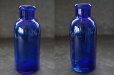 画像3: ENGLAND antique イギリスアンティーク 鮮やかな コバルトブルー ガラスボトル ガラス瓶 1905-15's (3)
