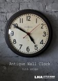 画像1: U.S.A. antique GENERAL ELECTRIC wall clock GE アメリカアンティーク ゼネラル エレクトリック 掛け時計 初期型 ヴィンテージ スクール クロック 37cm 1940's (1)