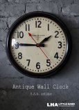 画像1: U.S.A. antique GENERAL ELECTRIC×Telechron  wall clock GE アメリカアンティーク ゼネラル エレクトリック ×テレクロン 掛け時計 ヴィンテージ スクール クロック 37cm 1940-50's (1)
