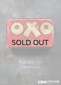 ENGLAND antique イギリスアンティーク 小さな OXO オクソ缶 1930's