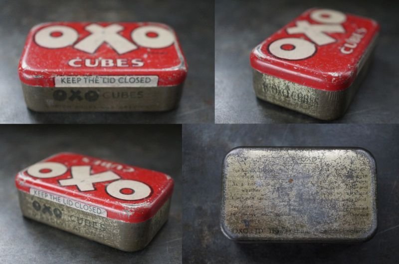 画像3: ENGLAND antique イギリスアンティーク 小さな OXO オクソ缶 1930's