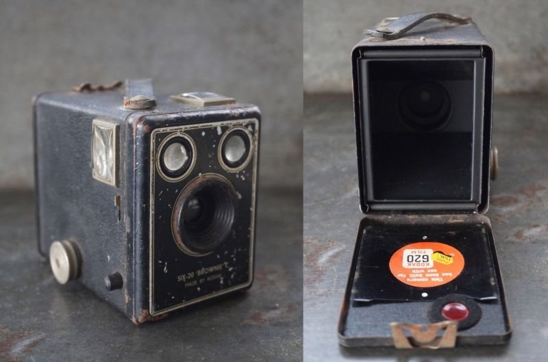 画像4: ENGLAND antique イギリスアンティーク KODAK Brownie Six-20 コダック ボックスカメラ ヴィンテージ 1950's 