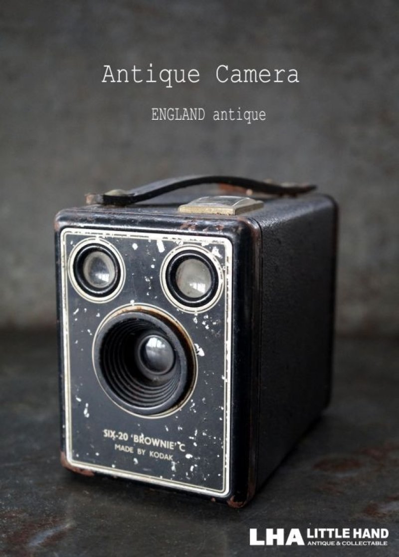 画像1: ENGLAND antique イギリスアンティーク KODAK Brownie Six-20 コダック ボックスカメラ ヴィンテージ 1950's 