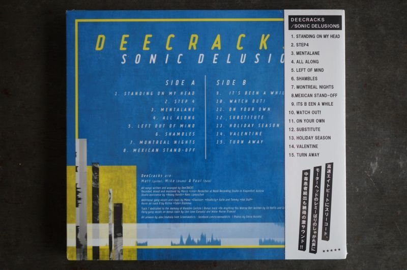 画像2: DEECRACKS / SONIC DELUSIONS   CD