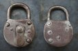 画像2: FRANCE antique フランスアンティーク パドロック 鍵付 ヴィンテージ 南京錠 1930-60's (2)