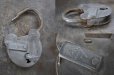 画像5: FRANCE antique フランスアンティーク クマ型 パドロック 鍵付 ヴィンテージ 南京錠 1940-60's (5)